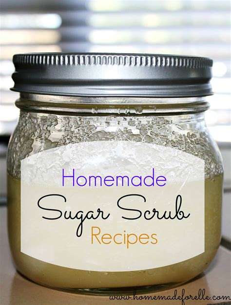 Homemade Sugar Scrub Recipes ⋆ Homemade For Elle