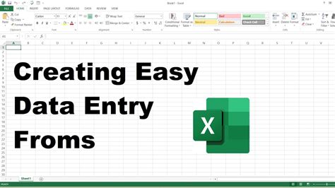 Data Entry Using Form In Microsoft Excel Data Entry In Excel Step By