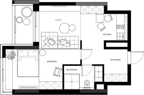 3 One Bedroom Apartments With Floor Plans Floor Plans Apartment