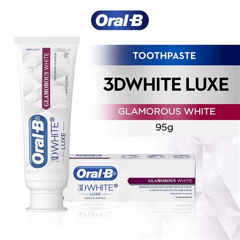 Oral B 3d White Luxe Diamond Glamorous Toothpaste 95g Shopee Philippines