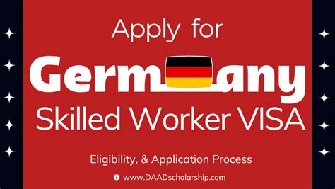 Germany Work Visa For Skilled Workers With Jobs In 2024 Daad