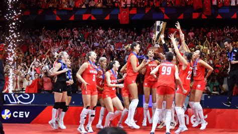 the turkish women s volleyball national team takes the european crown puma catch up