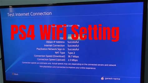 Ps4 Wifi Settinghow To Connect Wifi To Ps4 Youtube