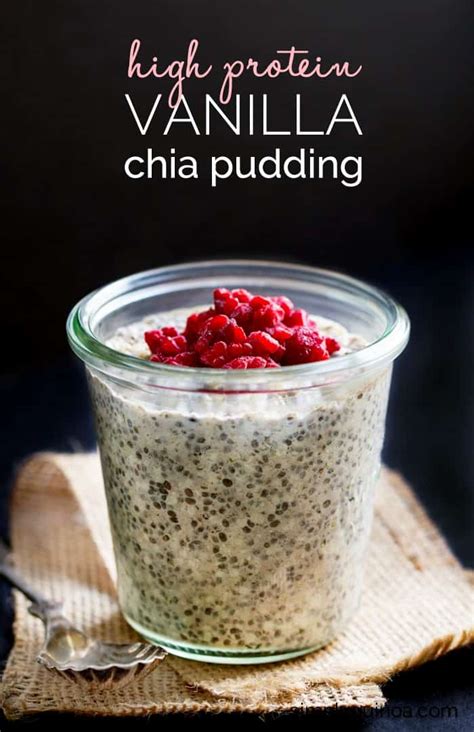 High Protein Vanilla Chia Pudding Simply Quinoa