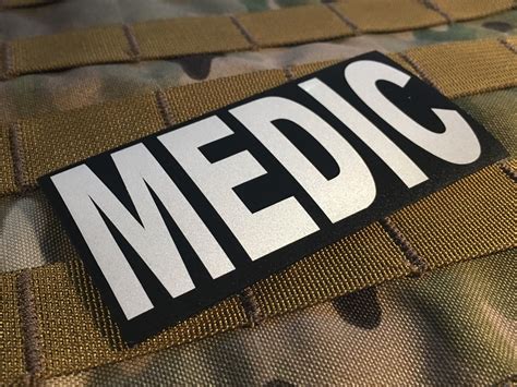 4x2 Reflective Swat Medicparamedic Velco Patch Choose Size — Empire