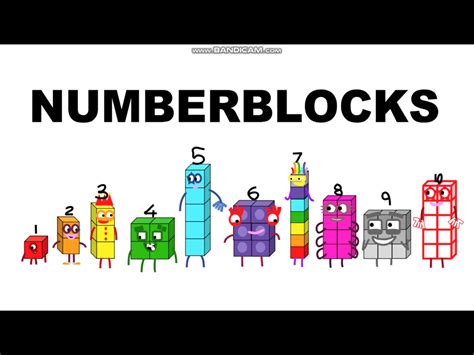 Numberblocks Coloring Pages 1 10 Coloring My Page