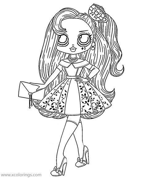 Real Lady From Lol Omg Dolls Coloring Pages