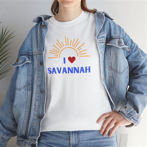 i love savannah t shirt great place to love best city shirt etsy
