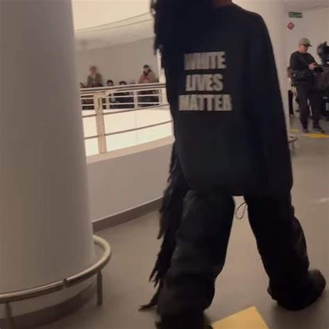 lauryn hill s daughter selah marley rocks “white lives matter” shirt at kanye west s show page