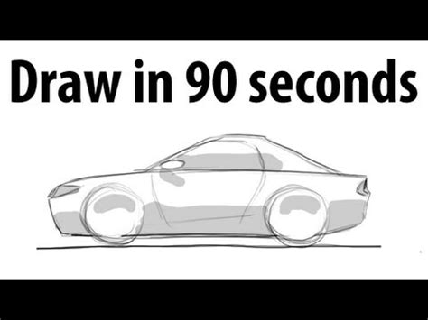 In this simple step by step guide learn how to draw a car in a simple and interactive way. How to Draw a Car - Sketch it quick! - YouTube
