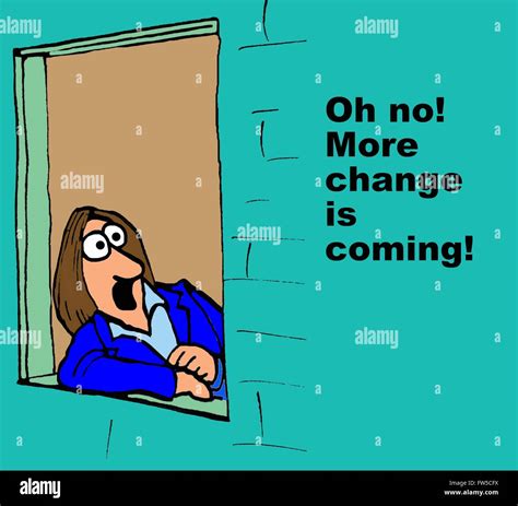 Business Cartoon Fear Change Hi Res Stock Photography And Images Alamy