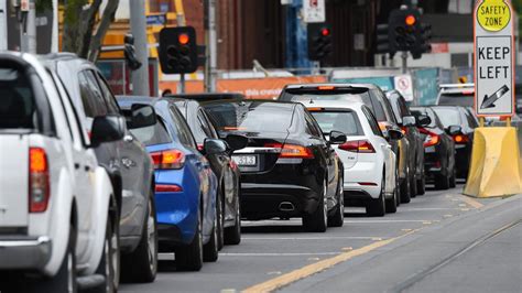 Melbourne Traffic Congestion Average Morning Commute Time Grows
