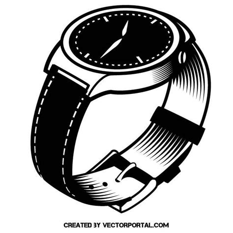 Wristwatch Vector Image
