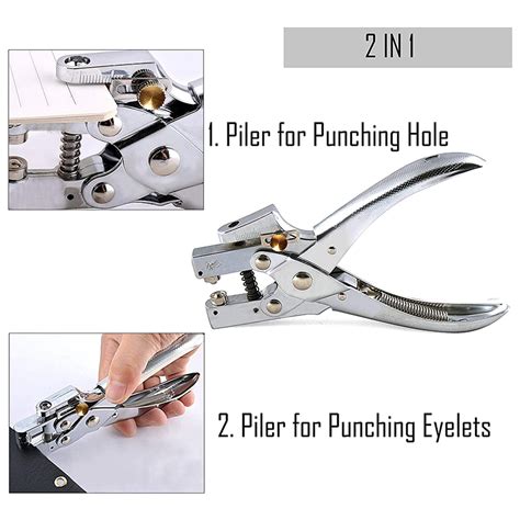 Eyelet Hole Punch Pliers Punch Pliers Set With 100 Eyelets Eyelets And