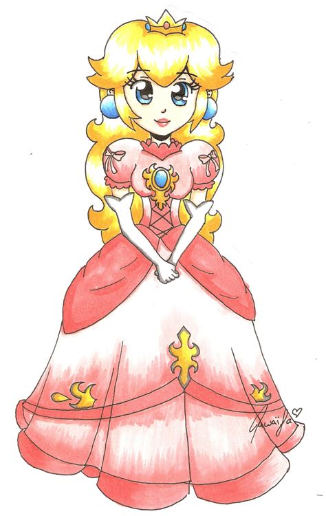 Princess Peach By Supertawaifaqueen On Deviantart