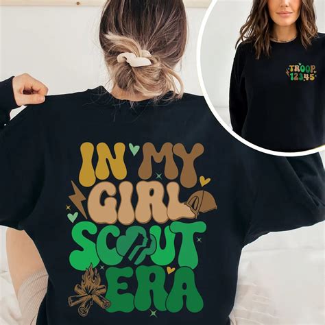 Custom Scout Shirt In My Girl Scout Era T Shirt In My Girl Scout Era Sweatshirt Scout Girl