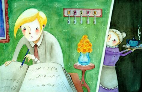 Colleen Keith Art And Illustration Blog The Landlady By Roald Dahl