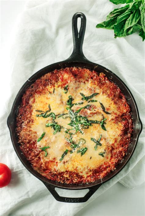 The Best Damn Easy Skillet Lasagna Recipe A Simple Pantry