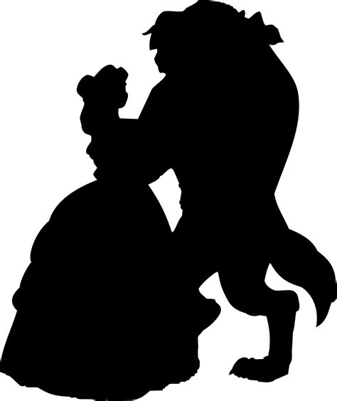 Dancing Beauty And The Beast Silhouette Zerkalovulcan