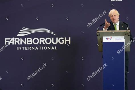Britains Prime Minister Boris Johnson Speaks Editorial Stock Photo