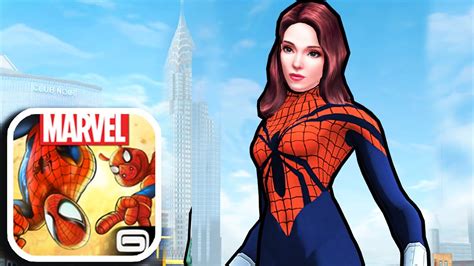 Spider Man Unlimited Spider Woman Unmasked Gameplay Iphoneandroid