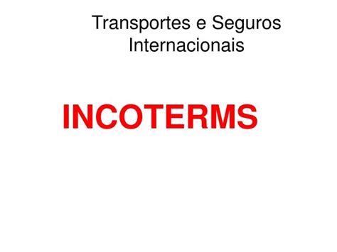 Ppt Incoterms Powerpoint Presentation Free Download Id6567529