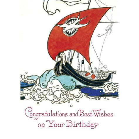 Best Wishes For Your Birthday Sailing Ship Birthday Card Other