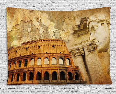 Buy Retro Tapestry Roman Empire Concept Famous Columns