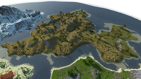 Minecraft Island City Map