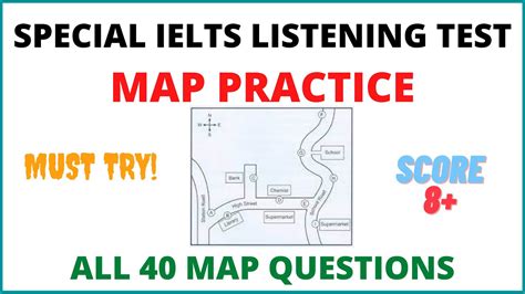 Map Practice Ielts Listening Test Only Map Diagrams All 40