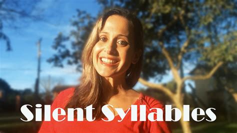 Pronúncia Silent Syllables Teacher Allie Youtube
