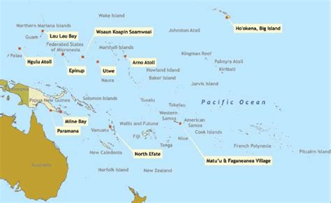 Pacific Islands Regional Map Of Socmon Sites Map Created By Reefbase