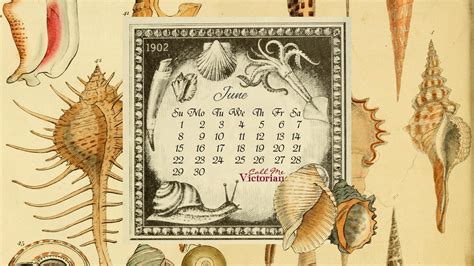 june  desktop calendar wallpaper call  victorian