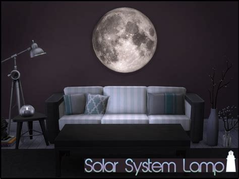 Solar System Lamp By Waterwoman At Akisima Sims 4 Updates