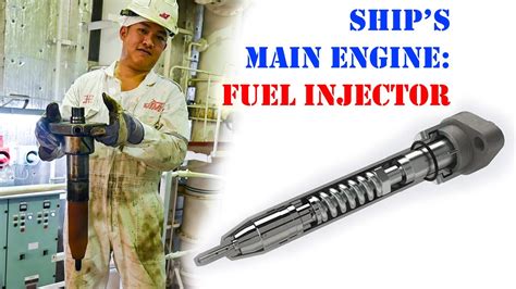 Ships Engine Maintenance Fuel Injectors Chief Makoi Youtube