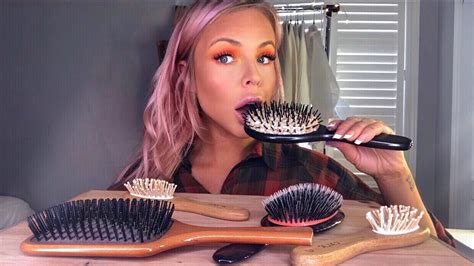 Asmr Edible Hair Brush Eating Fake Extreme Crunchy Eating Sounds Mukbang Youtube