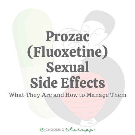 What Are The Sexual Side Effects Of Prozac Fluoxetine