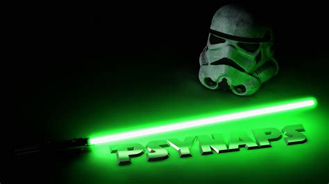 Star Wars Light Saber And Storm Trooper 4k Custom Wallpaper