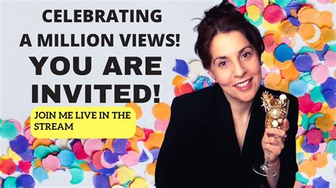 A Million Views Join The Party Live In Stream Youtube