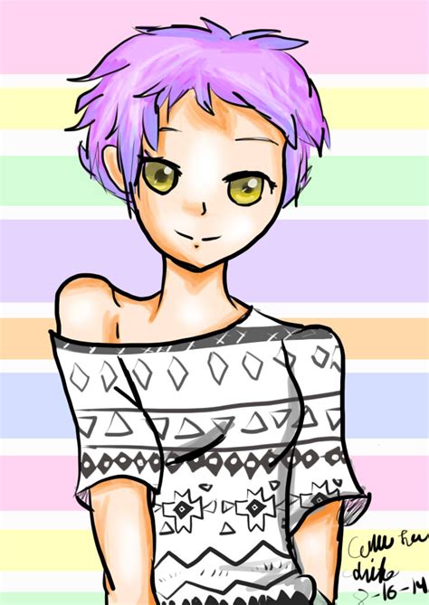 Girl With Pixie Cut By Puppyluv744 On Deviantart