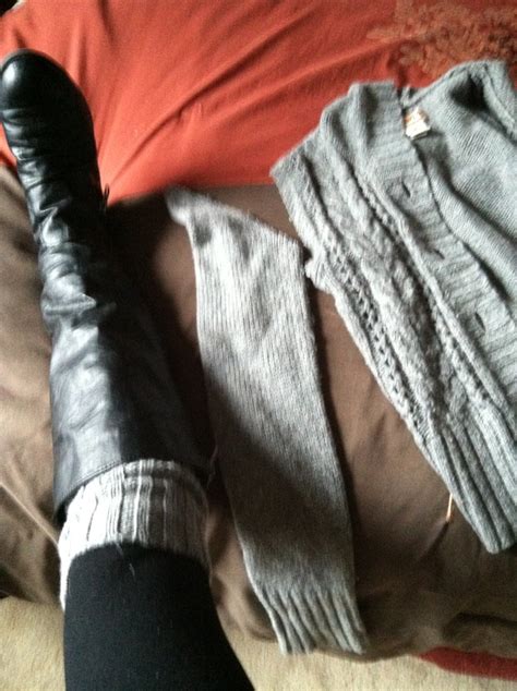 Old Sweater Leg Warmers Style Style Me Pretty My Style