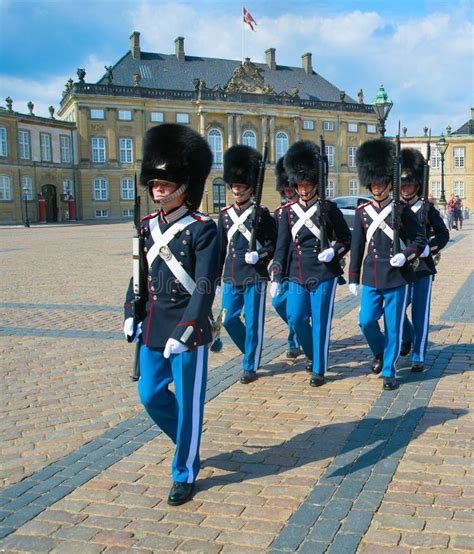 Marching Danish Royal Guard Editorial Photo Image Of Attraction