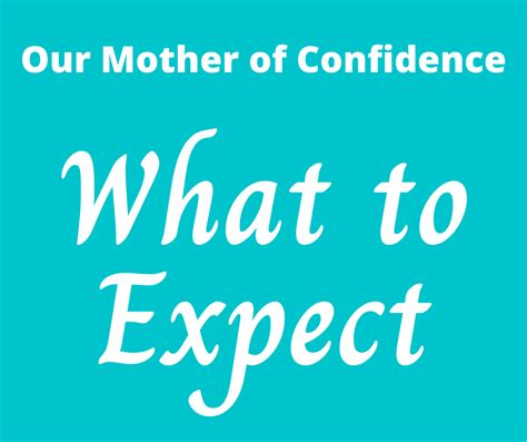 Our Mother Of Confidence News