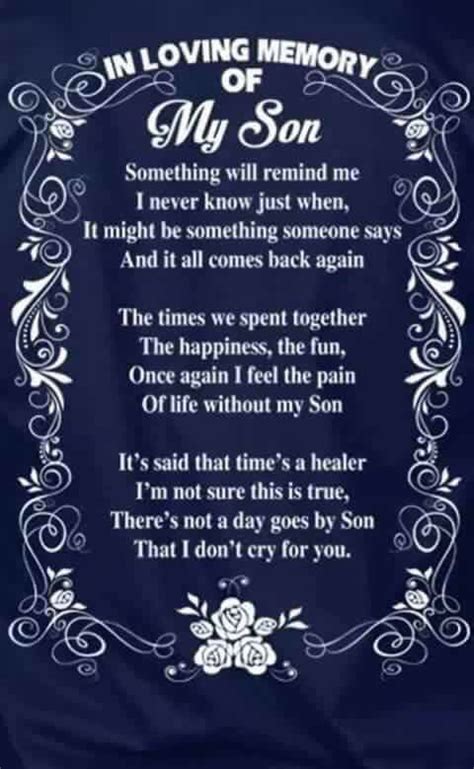 Missing My Son I Love My Son Poem For My Son Grief Poems Grief