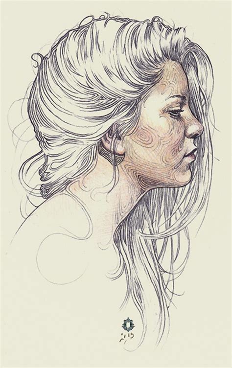 Ideas Of Draw Side Face Woman Side Profile Drawing At Getdrawings