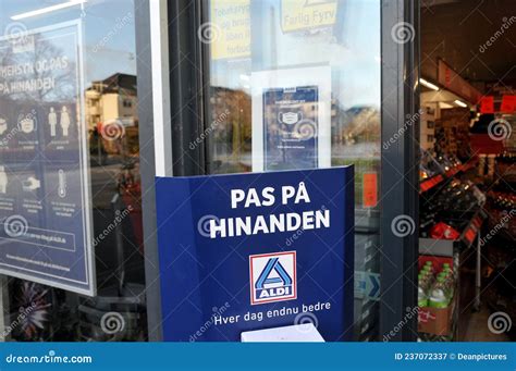 German Aldi Grocery Store In Copenhgen Denmark Editorial Photography