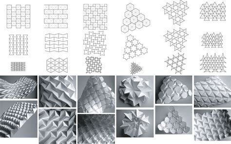 Folding Patterns By Daniel Piker Origami Architecture Paper