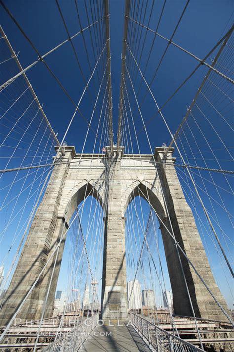 Brooklyn Bridge Cables And Tower New York City 11072