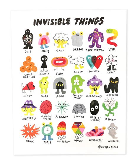 Invisible Things 16x20 Poster Etsy