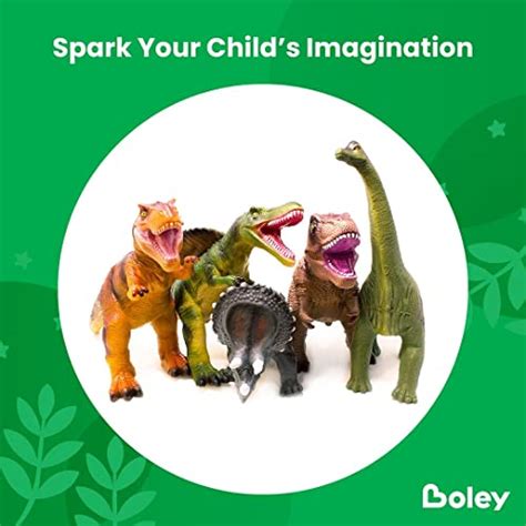 Boley 5 Piece Jumbo Dinosaur Set Kids Children Toddlers Highly